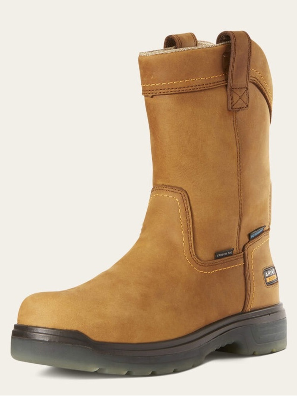 Ariat Turbo Pull-On Waterproof Carbon Toe Work Boot